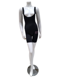 Leonisa 018483 Black Undetectable Step In Mid Thigh Bodysuit myselflingerie.com