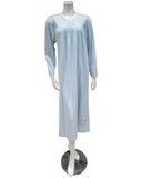 Calida Light Blue Long Sleeves 100% Cotton Nightshirt