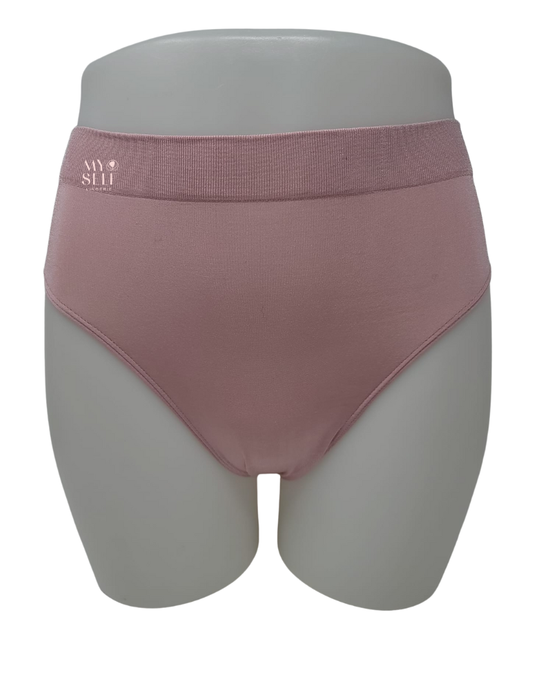 Wacoal 834175 Zephyr Pink B-Smooth Seamless Hi Cut Brief myselflingerie.com