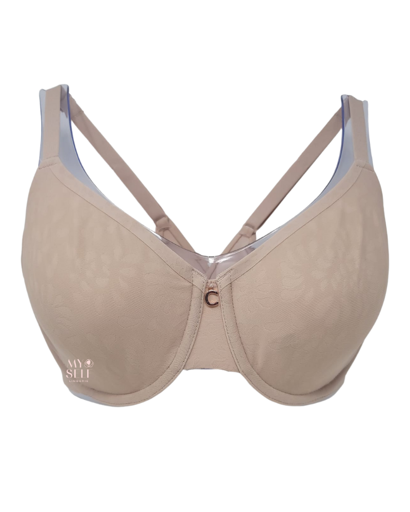 Chantelle 18J2 Rose Seamless Unlined Minimizer Underwire Bra myselflingerie.com