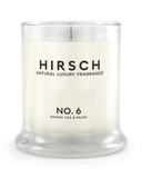 HIRSCH No. 6 Green Tea & Musk Luxury Candle myselflingerie.com