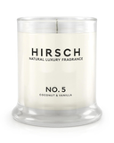 HIRSCH No. 5 Coconut & Vanilla Luxury Candle myselflingerie.com