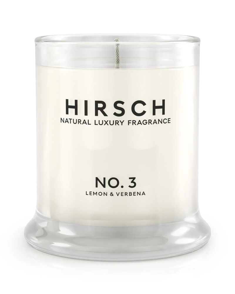 HIRSCH No. 3 Lemon & Verbena Luxury Candle myselflingerie.com