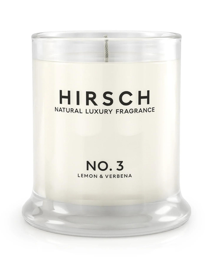 HIRSCH No. 3 Lemon & Verbena Luxury Candle myselflingerie.com