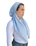 Scarf Bar Classic Baby Blue Pre-Tied Bandanna with Full Grip myselflingerie.com