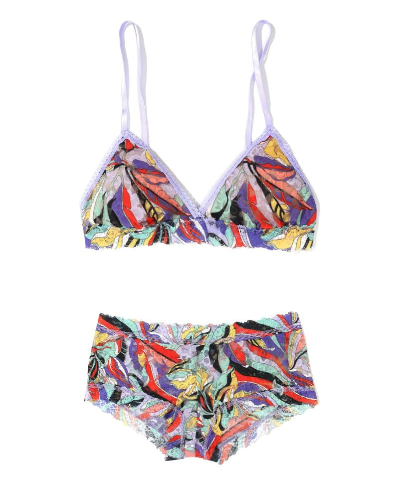 Hanky Panky PR777011 + PR771201 Summer Solstice Padded Bralette & Panty Set myselflingerie.com