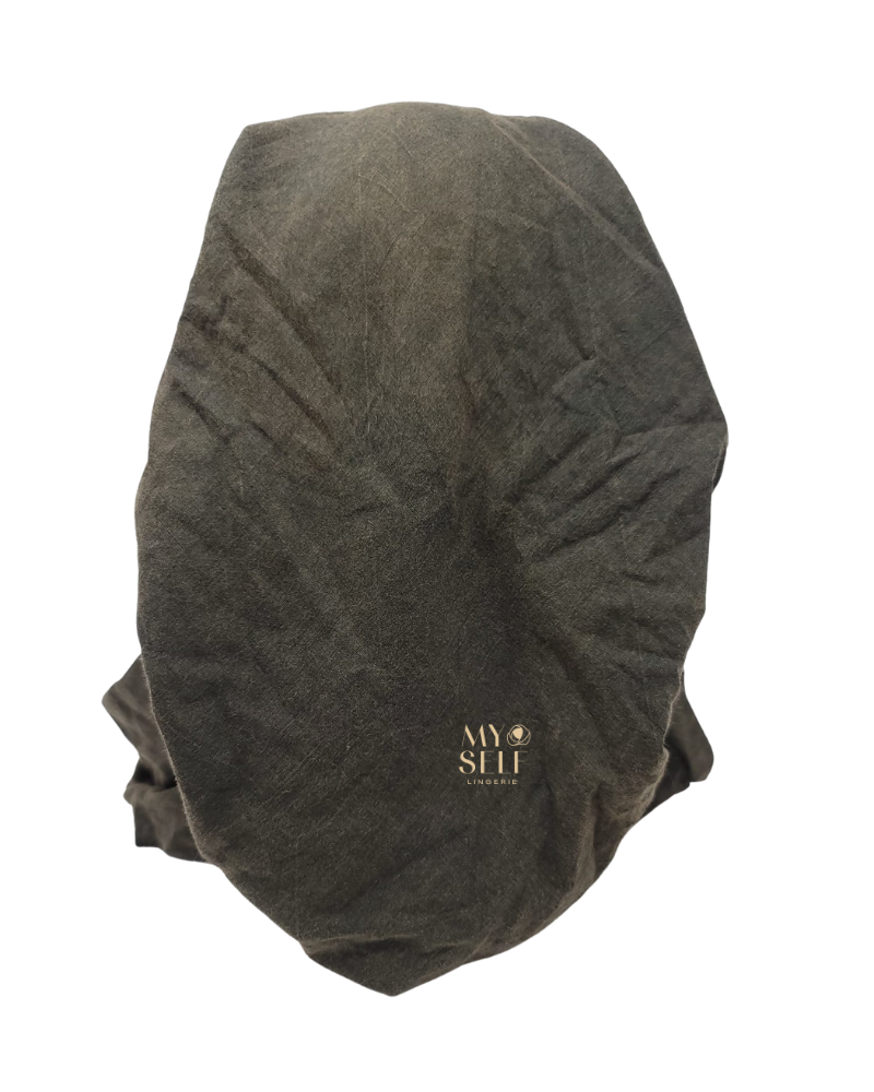 SG PR11 Black Stone Washed Adjustable Cotton Pre-Tied Bandanna myselflingerie.com