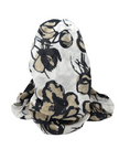 SG PR04 Black Camel Floral Adjustable Cotton Pre-Tied Bandanna myselflingerie.com