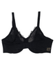 Wacoal 857361 Black Slim Silhouette Minimizer Underwire Bra myselflingerie.com