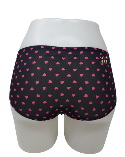 Me Moi MUV06419 Pindot Heart Seamless Modal Hipster myselflingerie.com