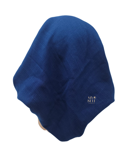 Atifa AT17DD Dark Denim Pre-Tied Bandanna with Velvet Grip myselflingerie.com