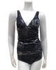 Jackie O'Loungewear NG-ICE Ice Crackle Velvet Camisole & Panty Set myselflingerie.com