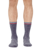 UGG 1097762 Marled Navy Kyro Men's Cozy Crew Socks myselflingerie.com