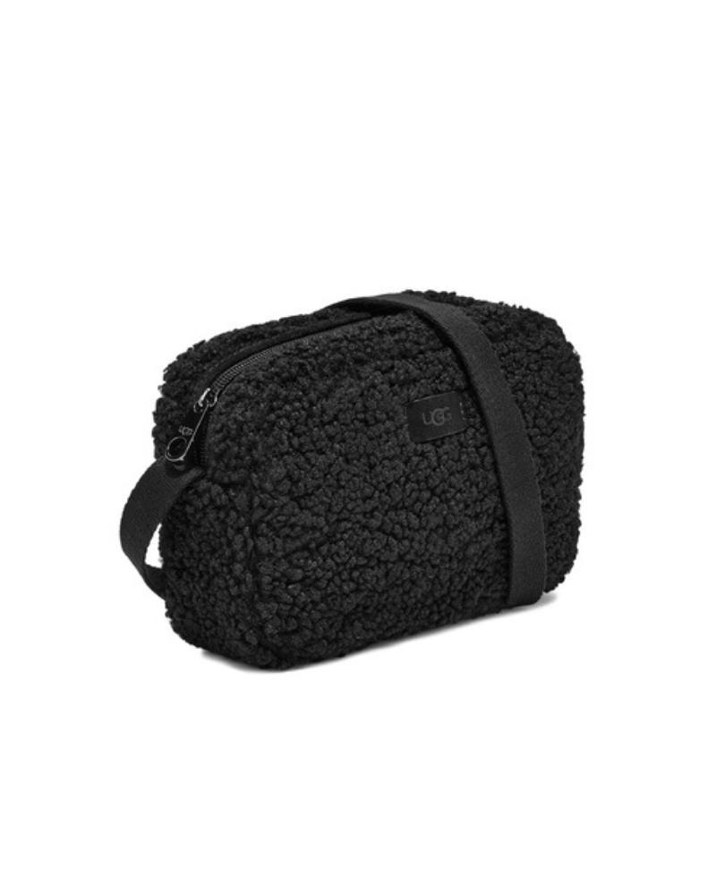UGG 1131450 Black Janey II Sherpa Crossbody Handbag myselflingerie.com