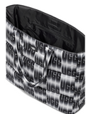 UGG 1126174 Black/White Wavelength Ellory Puff Tote Bag myselflingerie.com
