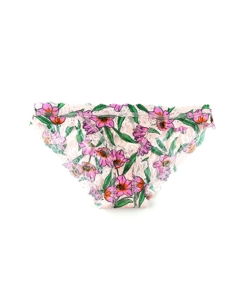 Hanky Panky PR487004 + PR482102 Floral Printed Bralette & Panty Set myselflingerie.com
