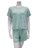 UGG 1136910 Clear Green Multi Heather Aniyah Pajamas Shorts Set myselflingerie.com