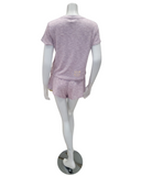 UGG 1136910 Pink Multi Heather Aniyah Pajamas Shorts Set myselflingerie.com