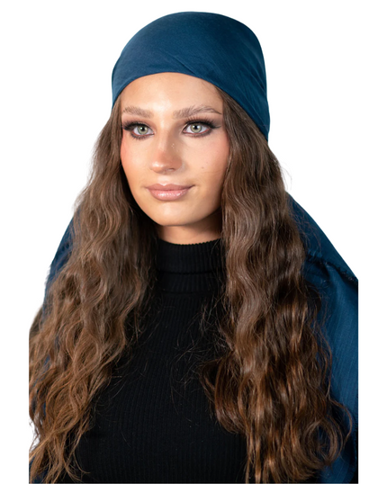 Tie Ur Knot Solid Imperial Blue Triangle with Full Non Slip Grip myselflingerie.com