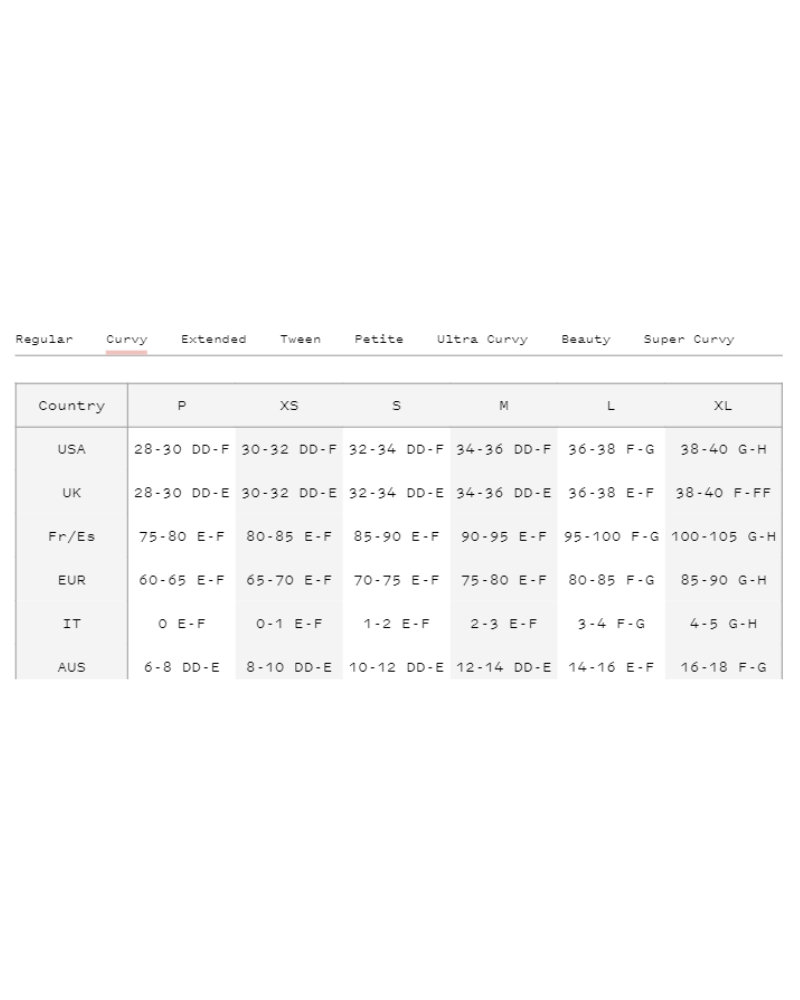 SAVON1382 Savona Black/Mandorla Curvy Longline Bralette Set