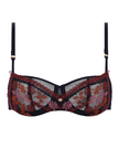 Chantelle 16Q5 Black Flowers New Romance Underwire Bra MYSELFLINGERIE.COM