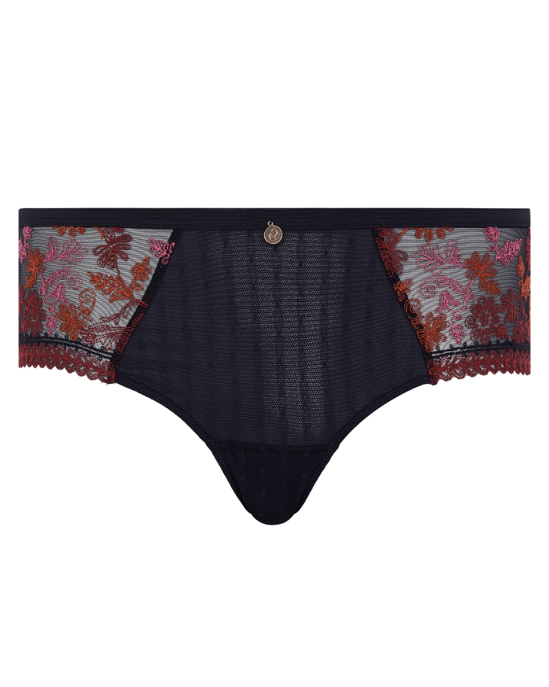 Chantelle 16Q4 Black Flowers New Romance Hipster myselflingerie.com
