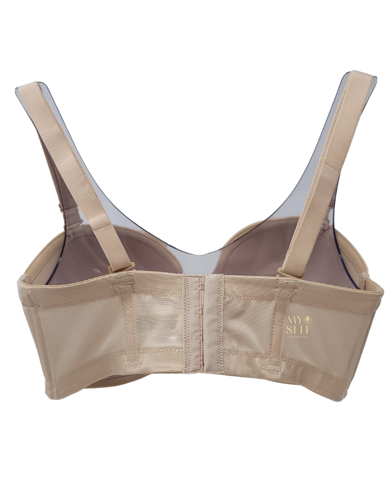 Wacoal 854119 Sand Red Carpet Strapless Molded Underwire Bra myselflingerie.com