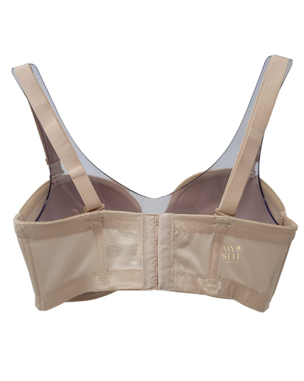 Wacoal 854119 Sand Red Carpet Strapless Molded Underwire Bra myselflingerie.com