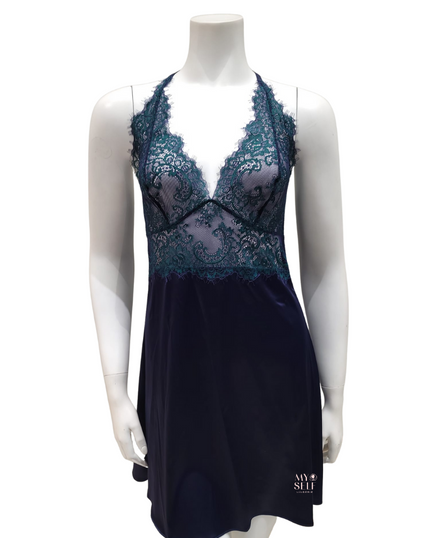 Wacoal 831323 Eclipse/Everglade Center Stage Chemise myselflingerie.com