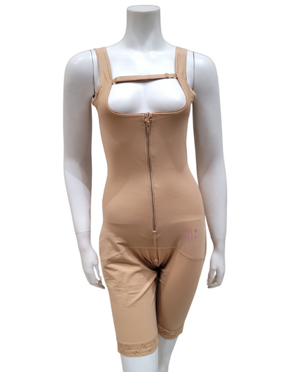 Leonisa 018688N Sculpting Body and Thigh Shaper Bodysuit with Legs myselflingerie.com