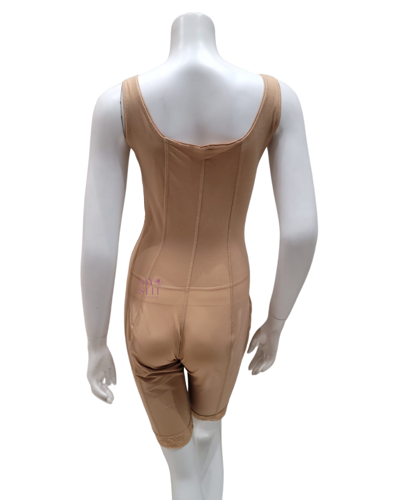 Leonisa 018688N Sculpting Body and Thigh Shaper Bodysuit with Legs myselflingerie.com