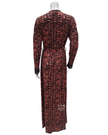 Plush PM FW23MR22 Burning Leopard Print Black Morning Robe myselflingerie.com