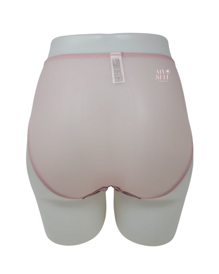 Wacoal 841377 Zephyr Pink Side Note Hi Cut Brief myselflingerie.com