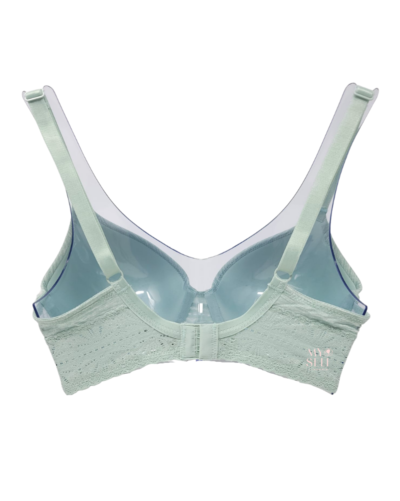 B'temptd 953253 Silt Green Heather Future Foundation Molded Underwire Bra myselflingerie.com
