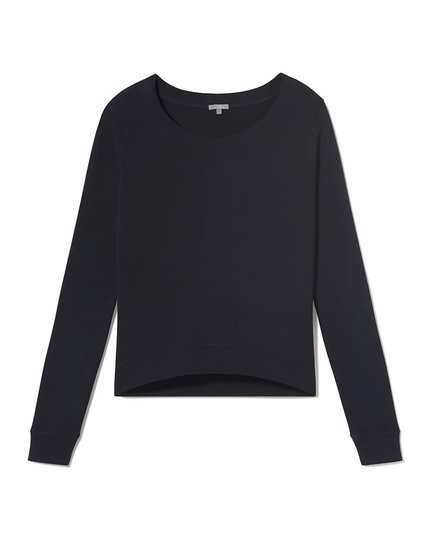 PJ Harlow ROSIE + BLYTHE Navy Long Sleeve Satin Waistband Pajamas Set myselflingerie.com