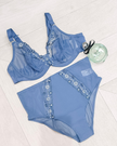 Elomi 8900 Denim Daisy Matilda Plunge Underwire Bra myselflingerie.com