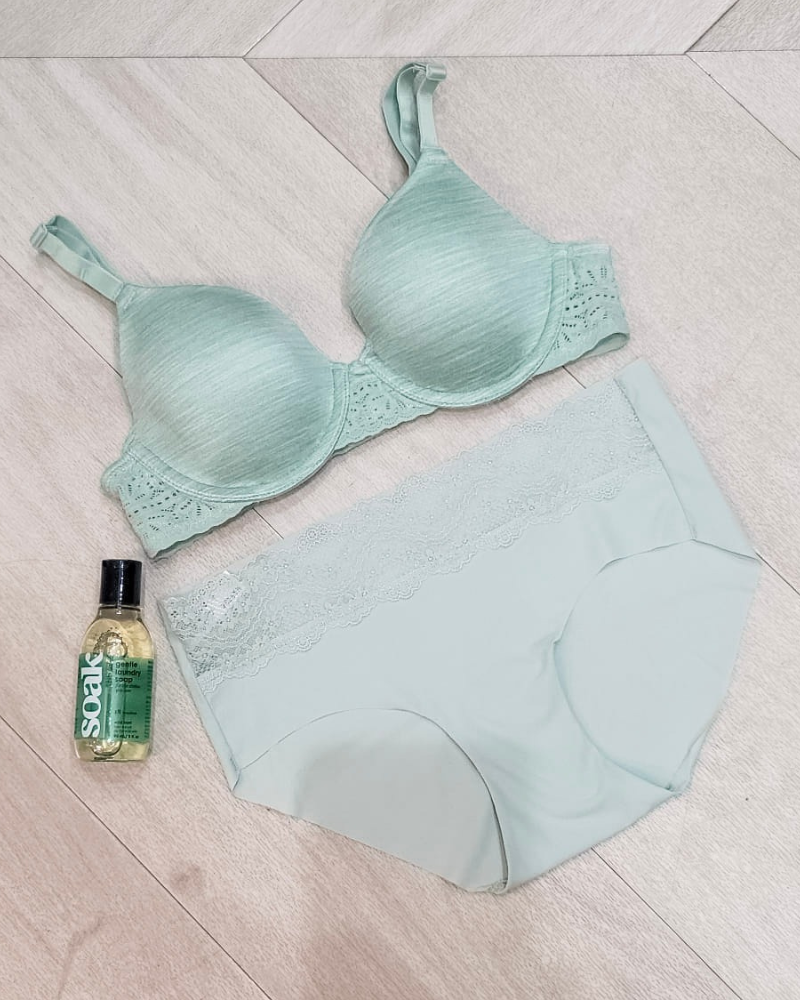 B'temptd 953253 Silt Green Heather Future Foundation Molded Underwire Bra myselflingerie.com