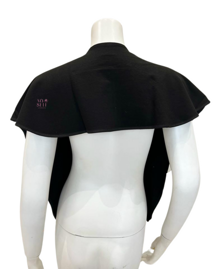 E-Z Zip Black Zipper Front Nursing Bib myselflingerie.com