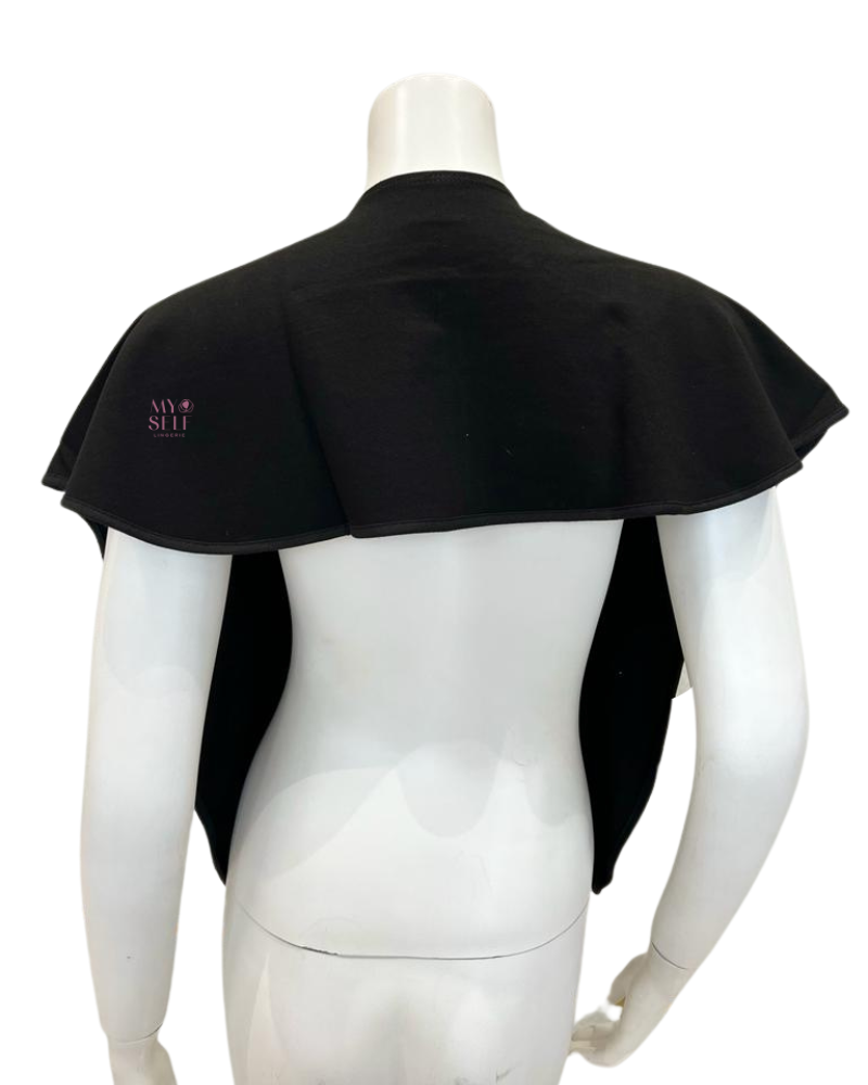 E-Z Zip Black Zipper Front Nursing Bib myselflingerie.com