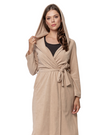 Oh! Zuza R05 Camel Hooded Long Terry Bath Wrap Robe myselflingerie.com