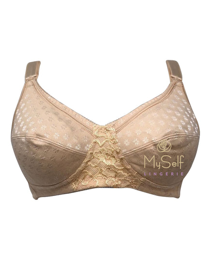 Monica M18 Skin Cotton Wire Free Nursing Bra MYSELFLINGERIE.COM