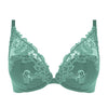 Simone Perele 15C319 Vert Garden Saga Sheer Plunge Underwire Bra myselflingerie.com