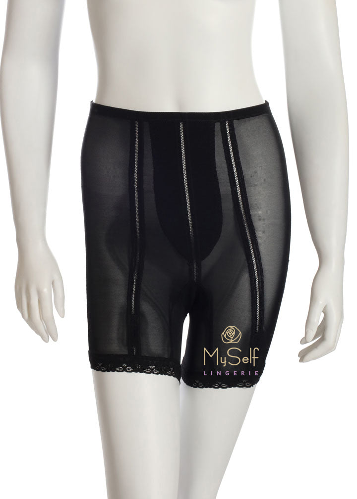 Gemsli SW115 Powermesh Waisted Girdle myselflingerie.com