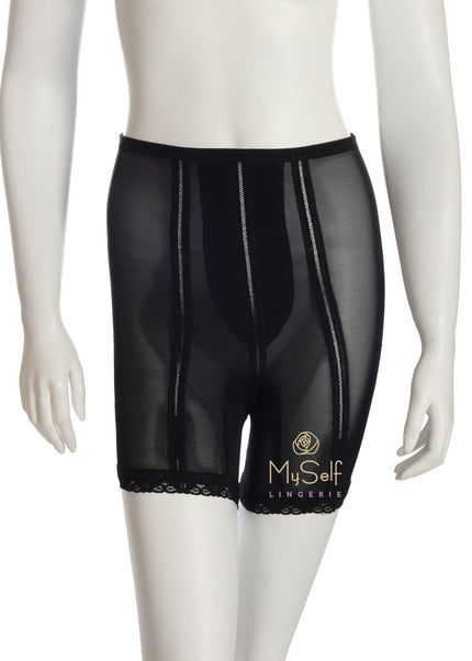 Gemsli SW115 Powermesh Waisted Girdle myselflingerie.com