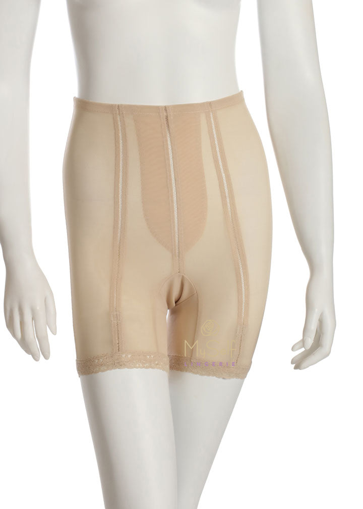 Gemsli SW115 Powermesh Waisted Girdle myselflingerie.com