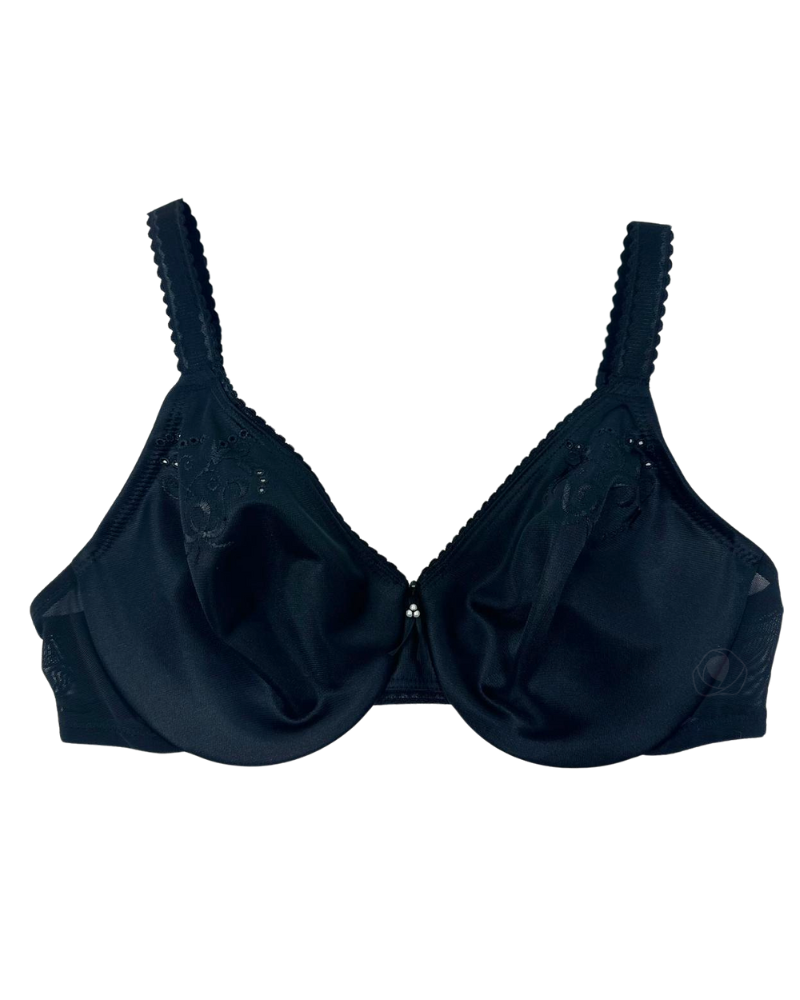 85154 Black Seamless Minimizer Bra