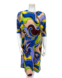 Jackie O' SWMDRS-GUC  Print Swim Cover Up Dress myselflingerie.com