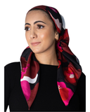 Tie Ur Knot Berry Petal Adjustable Pre-Tied Bandanna with Full Non Slip Grip