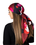 Tie Ur Knot Berry Petal Square Scarf myselflingerie.com