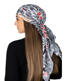 Abstract Floral Square Scarf